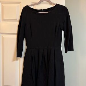 Banana Republic Classic Black Long Sleeve Dress
